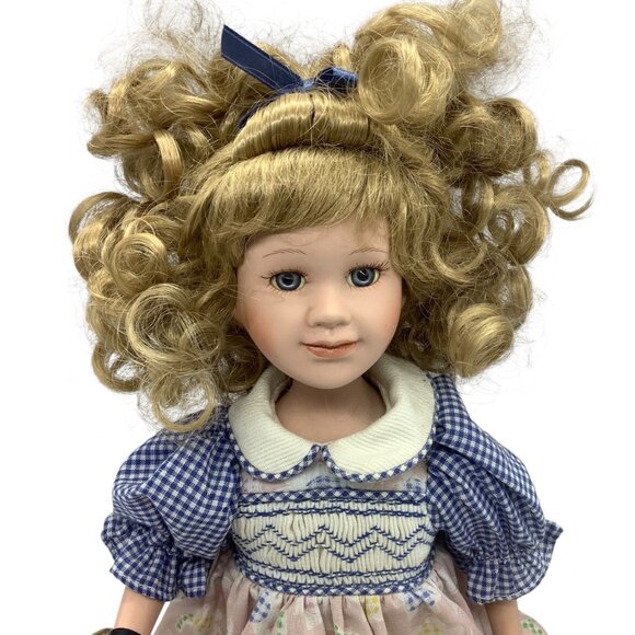 Vtg 2000 Yesterday's Child Andrea Boyds Collection Porcelain Doll 14” - Picture 2 of 7